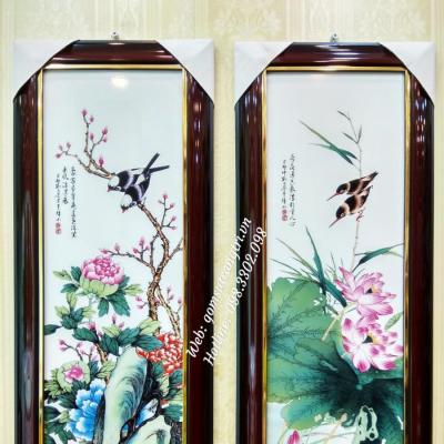 Bộ Tranh Sứ Tứ Quý Mã TL015
